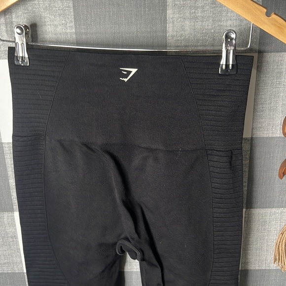 Gymshark Athletic Pants Capri Black Energy - Picture 6 of 6